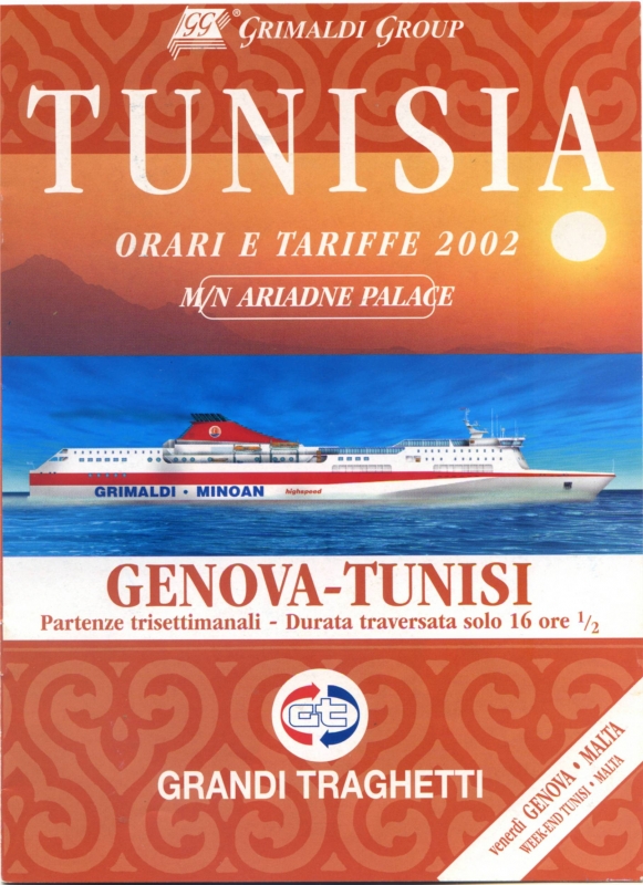 ITINERARIO ORARIO 2002