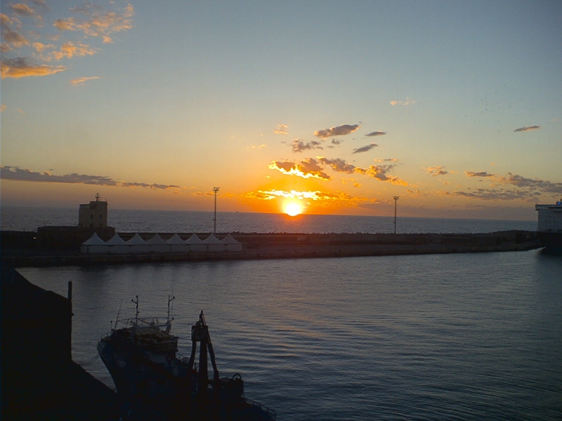 TRAMONTO A CIVITAVECCHIA