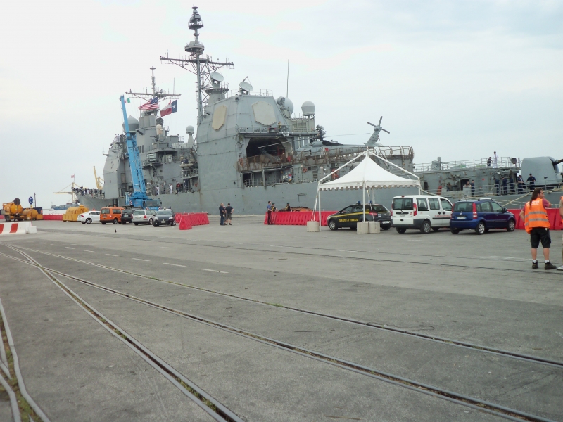 USS San Jacinto (CG-56) is a Ticonderoga-class cruiser in the United States Navy.