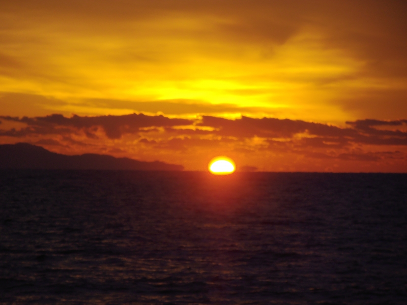 Alba nel golfo di Cagliari