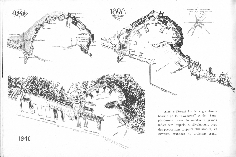 Porto di Genova dal 1840 al 1940