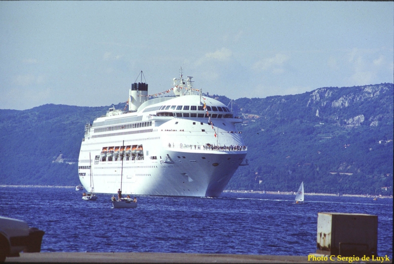 CROWN PRINCESS - Partenza da Trieste