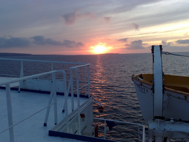 Tramonto sull' Isola Piana