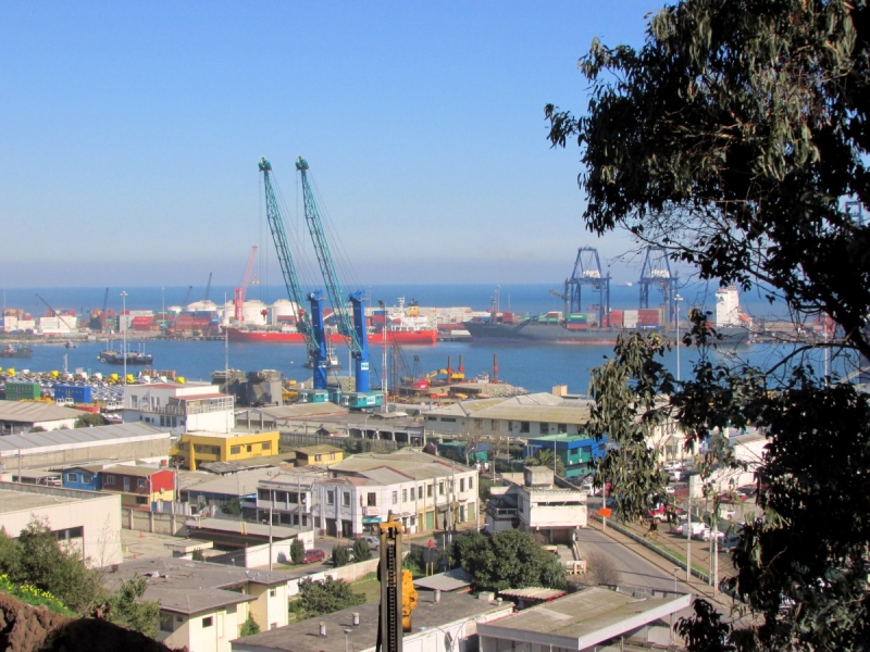 Port of San Antonio, Chile.