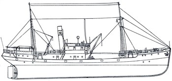 Trawler per l'URSS da Cant. del Tirreno