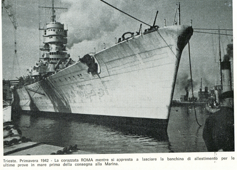 nave da battaglia Roma