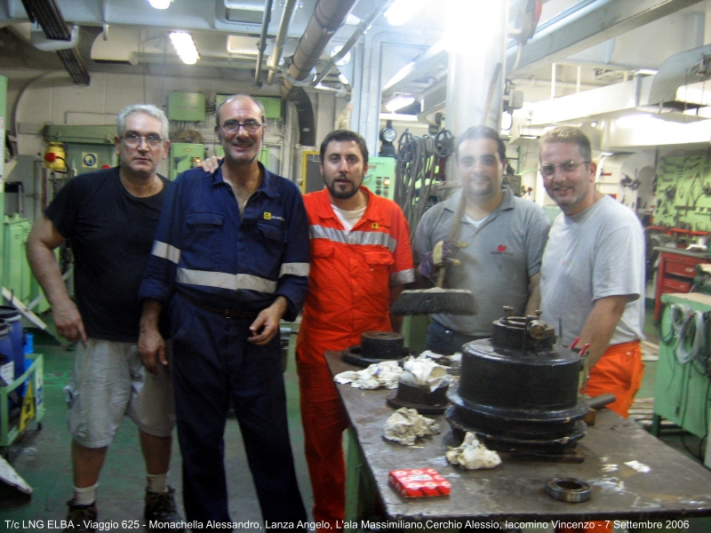 Officina meccanica LNG Elba