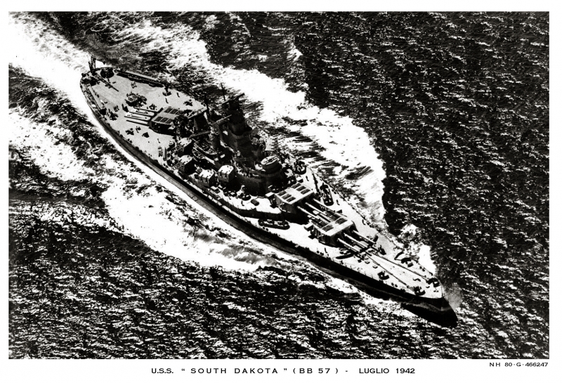 USS  SOUTH DAKOTA  ( BB - 57 )