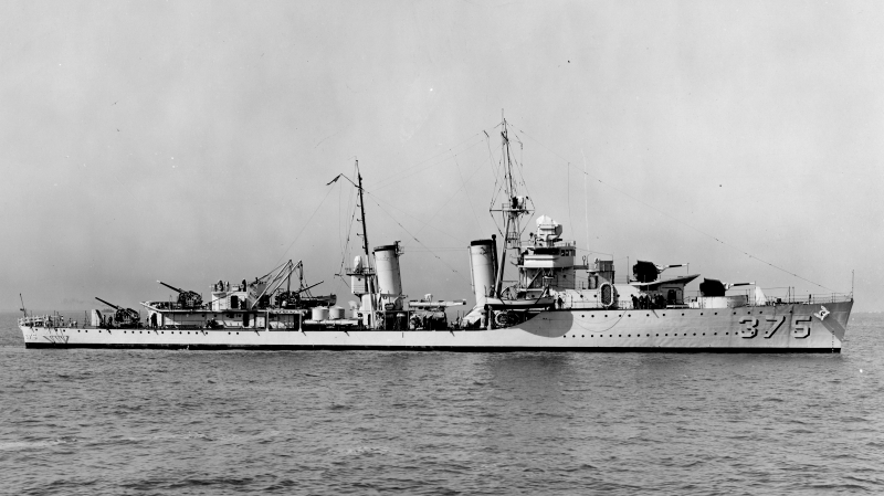 USS DD-375 Downes