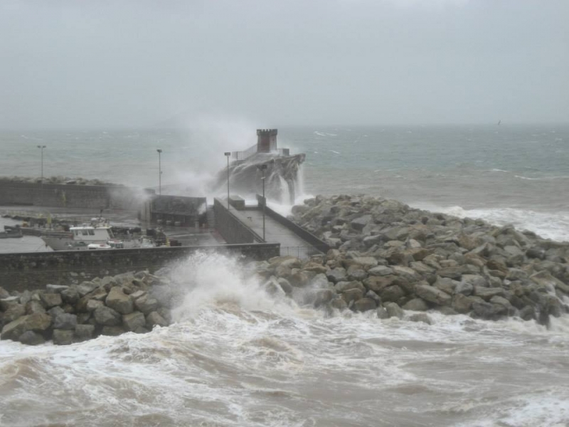 mareggiata a RIO MARINA