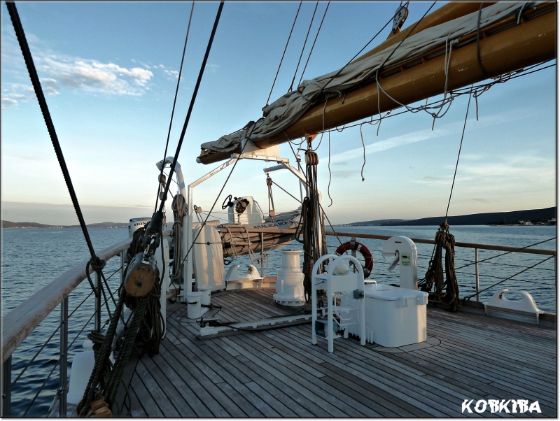 KRALJICA MORA-deck on the stern