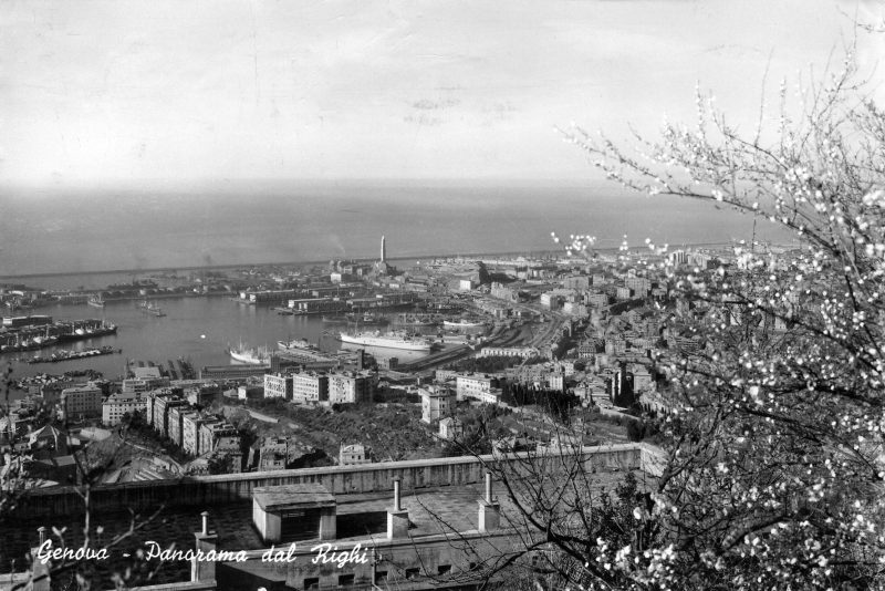 GENOVA CARTOLINA VIAGGIATA 1964