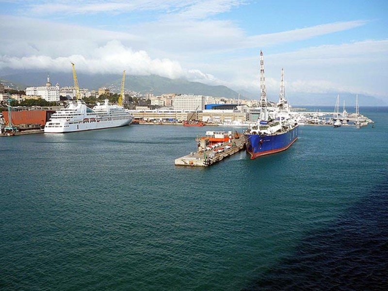 Seabourne Odyssey at Genoa