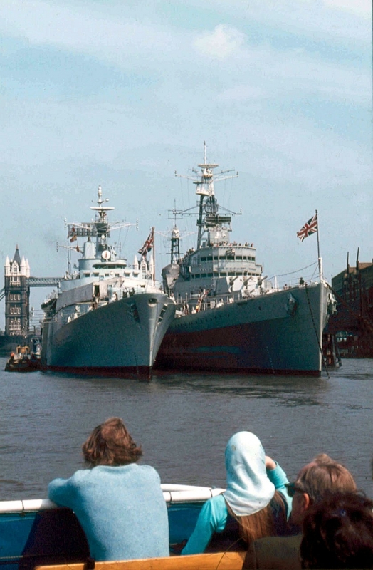 HMS LONDON & HMS BELFAST